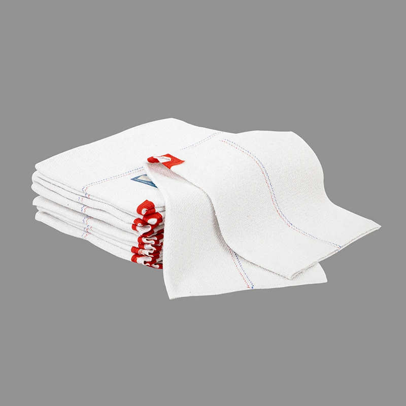 Vadrouille de nettoyage double en coton avec œillets